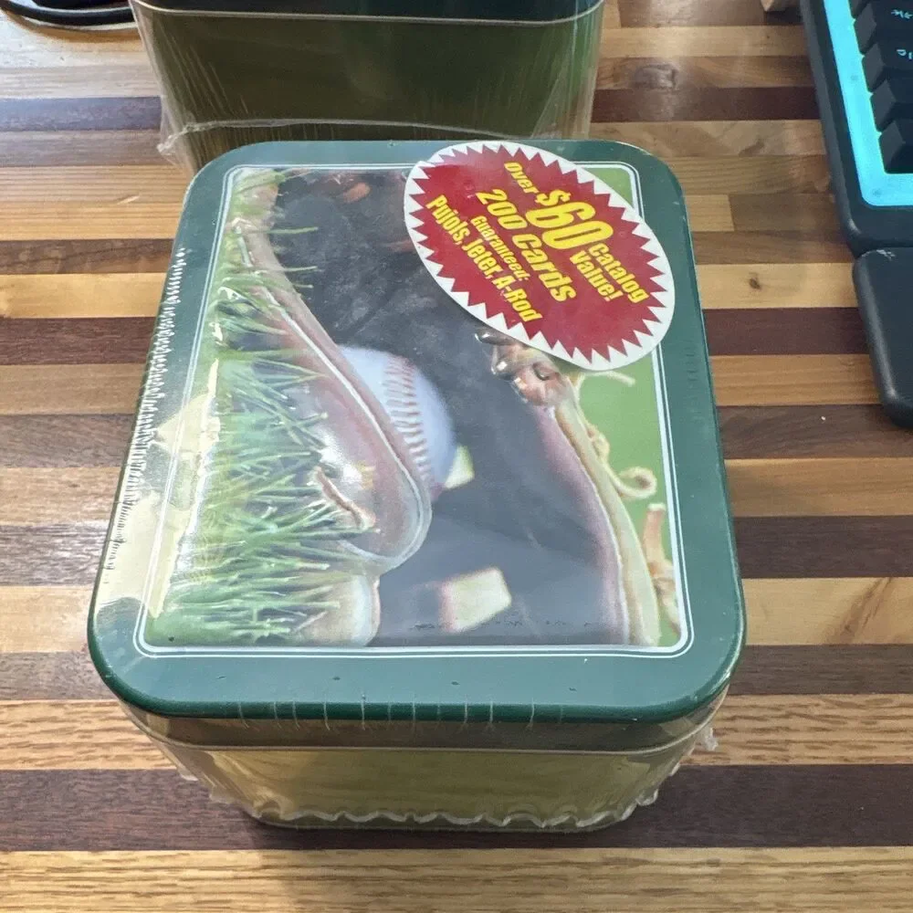 Sealed Tin Collectible w/ 200 baseball cards $60 Catalog Offer